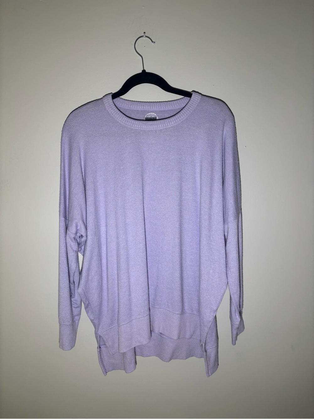 American Eagle Lavender Oversized Long Sleeve Tee Size M